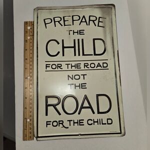 Open Road Brands Black and White Motivational Wall Sign